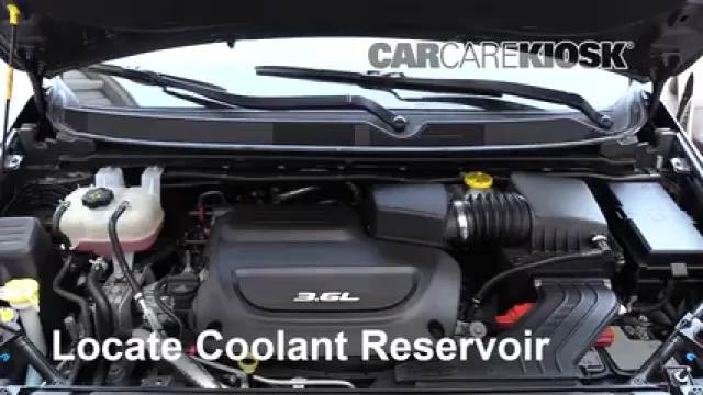 2017 Chrysler Pacifica Touring 3.6L V6 Refrigerante (anticongelante) Cambiar refrigerante